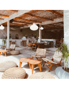 Suspension d'extérieur Clio avec cadre en aluminium blanc 2