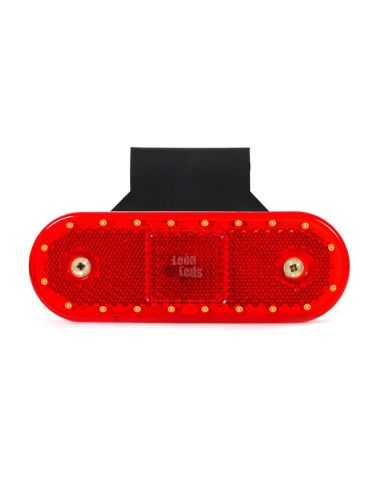 Piloto Lateral de Galibo LED Was Blanco Rojo Naranja con soporte 535Z 12v y 24v para camión piloto de galibo laterales| LeonLeds