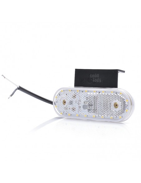 Piloto Lateral de Galibo LED Was Blanco Rojo Naranja con soporte 535Z 12v y 24v para camión piloto de galibo laterales| LeonLeds