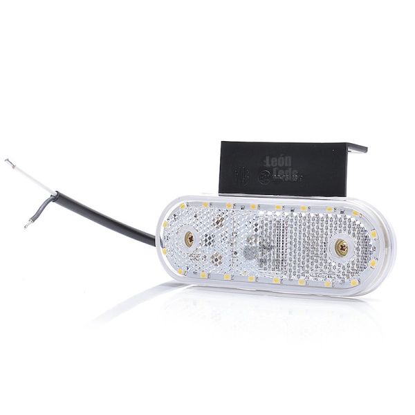 LED de luz de folga lateral Era branco vermelho laranja com suporte 535Z 12v e 24v para caminhão leve de folga lateral| leonleds