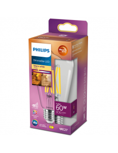 Bombilla LED Edison ST64 Regulable 5.9W - 60W WarmGlow Dimmable Filamento Philips 8719514323919 | LeonLeds