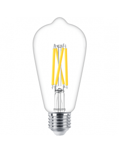 Lâmpada LED Edison ST64 Regulável 5.9W - 60W WarmGlow Filamento Regulável Philips 8719514323919 | leonleds 2