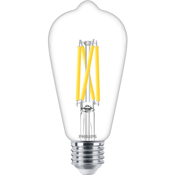 Bombilla LED Edison ST64 Regulable 5.9W - 60W WarmGlow Dimmable Filamento Philips 8719514323919 | LeonLeds
