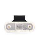 LED de luz de folga lateral Era branco vermelho laranja com suporte 535Z 12v e 24v para caminhão leve de folga lateral| leonleds