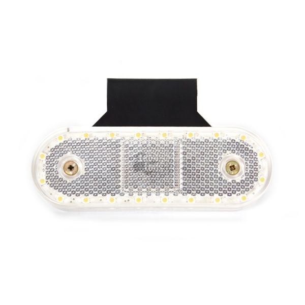 LED de luz de folga lateral Era branco vermelho laranja com suporte 535Z 12v e 24v para caminhão leve de folga lateral| leonleds