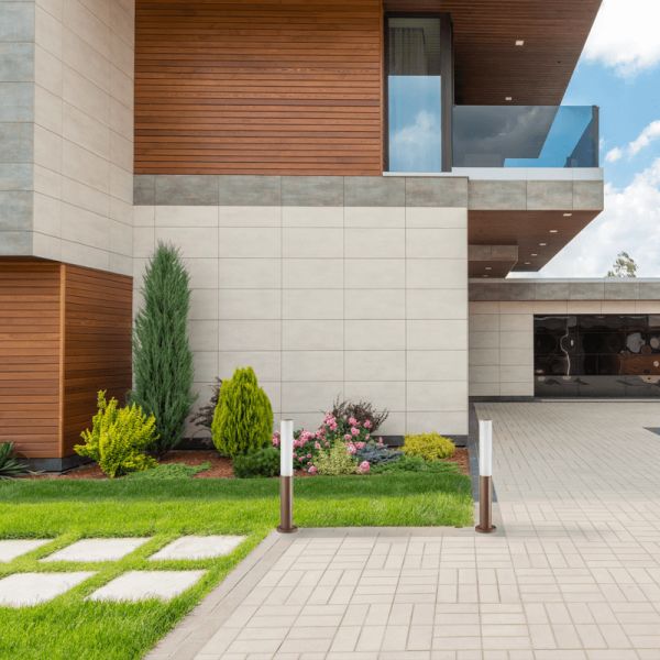 Farol de pé ao ar livre Etere antracite café