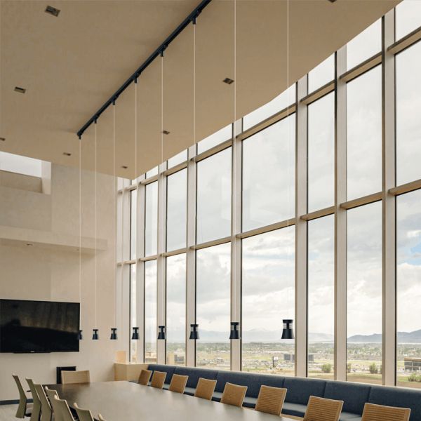 Conector intermedio recto Carril Trifásico Negro o Blanco Ambiente | LeonLeds