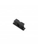 Conector intermedio recto Carril Trifásico Negro o Blanco | LeonLeds
