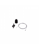 Kit de suspension sur rail 1,5 m blanc ou noir | LeonLeds