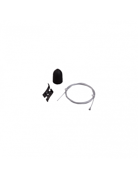 Kit de suspension sur rail 1,5 m blanc ou noir | LeonLeds
