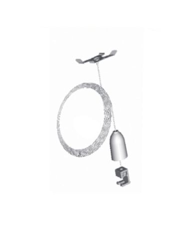 Kit Suspensão Trilho 1,5m Branco ou Preto Medidas | LeonLeds