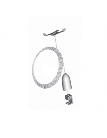 Kit Suspensão Trilho 1,5m Branco ou Preto Medidas | LeonLeds