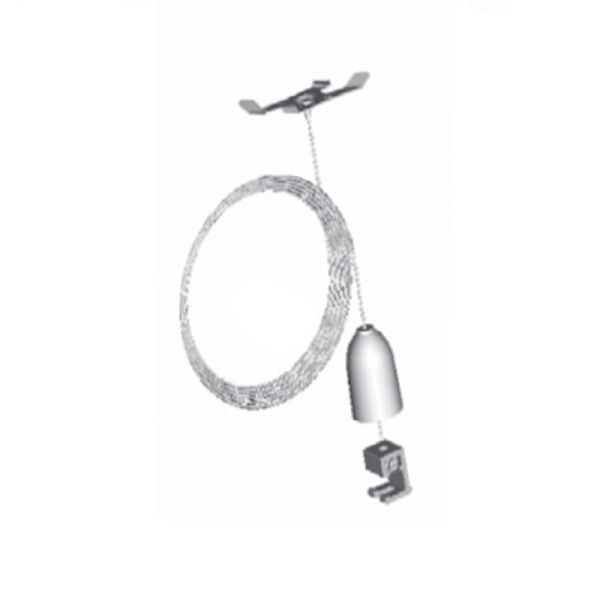 Kit de suspensión de Carril 1,5m Blanco o Negro Medidas | LeónLeds