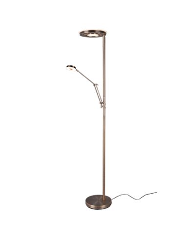 Lámpara de pie LED bronce viejo Barrie 424210304 4017807467635 Trio Lighting | LeonLeds