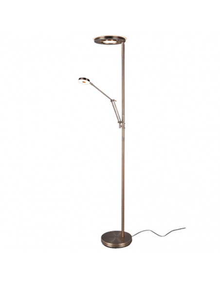 Lámpara de pie LED bronce viejo Barrie 424210304 4017807467635 Trio Lighting | LeonLeds