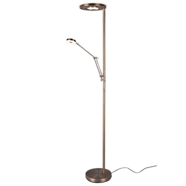 Lámpara de pie LED bronce viejo Barrie 424210304 4017807467635 Trio Lighting | LeonLeds