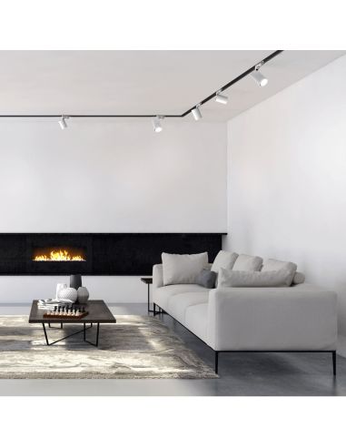 Leva de fijación techo Blanco o Negro Ambiente | LeónLeds