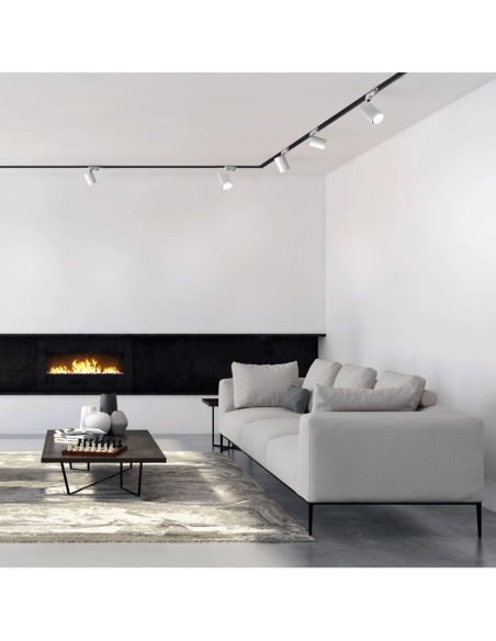 Leva de fijación techo Blanco o Negro Ambiente | LeónLeds