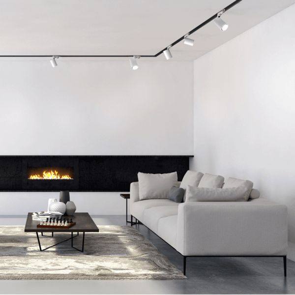 Leva de fijación techo Blanco o Negro Ambiente | LeónLeds