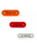 Piloto Lateral LED Was para remolques plataformas camiones Ambar Blanco y Rojo Luz Led y reflectante| LeonLeds