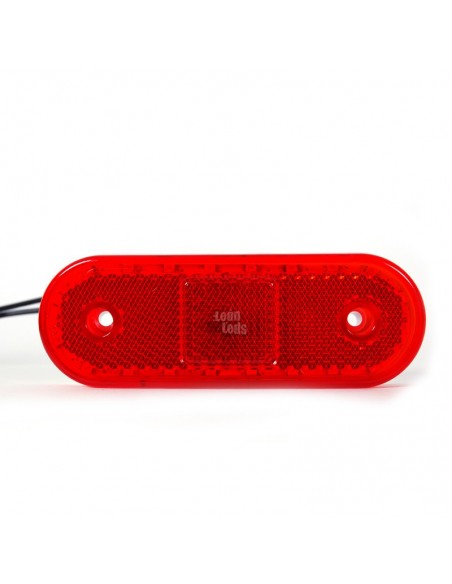 Piloto Lateral LED Was para remolques plataformas camiones Ambar Blanco y Rojo Luz Led y reflectante| LeonLeds