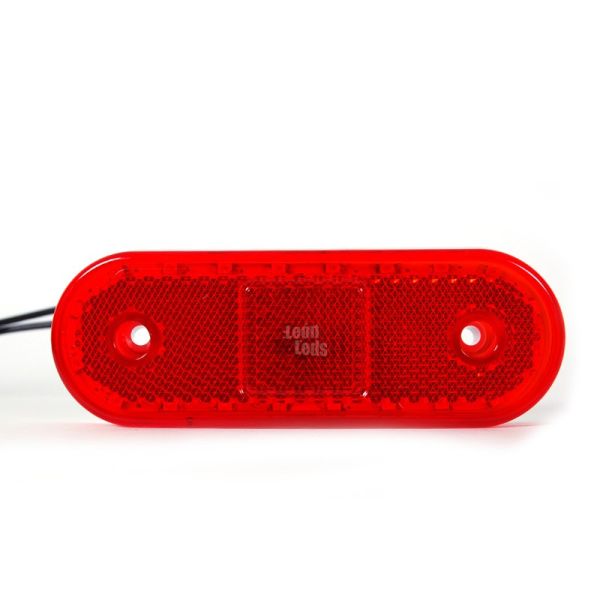 Was LED Side Light para plataformas de caminhões de reboques Âmbar Branco e Vermelho Led e luz reflexiva | leonleds
