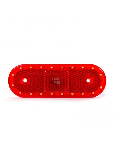 Piloto Lateral LED Was para remolques plataformas camiones Ambar Blanco y Rojo Luz Led y reflectante| LeonLeds