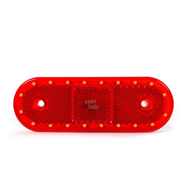 Was LED Side Light pour remorques camions plates-formes Ambre Blanc et Rouge Led et lumière réfléchissante | leonleds