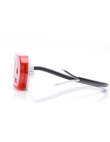 Was LED Side Light para plataformas de caminhões de reboques Âmbar Branco e Vermelho Led e luz reflexiva | leonleds