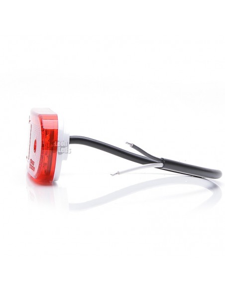 Was LED Side Light para plataformas de caminhões de reboques Âmbar Branco e Vermelho Led e luz reflexiva | leonleds