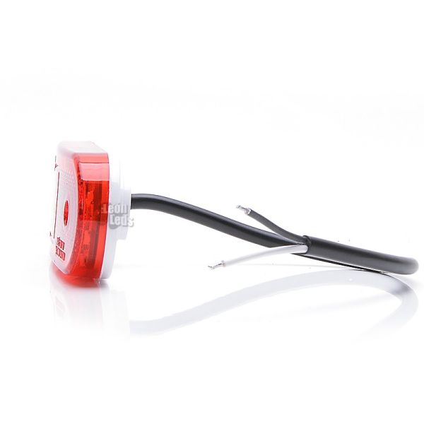 Was LED Side Light para plataformas de caminhões de reboques Âmbar Branco e Vermelho Led e luz reflexiva | leonleds