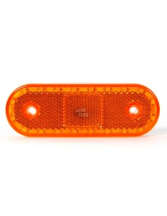 Was LED Side Light para plataformas de caminhões de reboques Âmbar Branco e Vermelho Led e luz reflexiva | leonleds 2