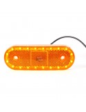 Piloto Lateral LED Was para remolques plataformas camiones Ambar Blanco y Rojo Luz Led y reflectante| LeonLeds