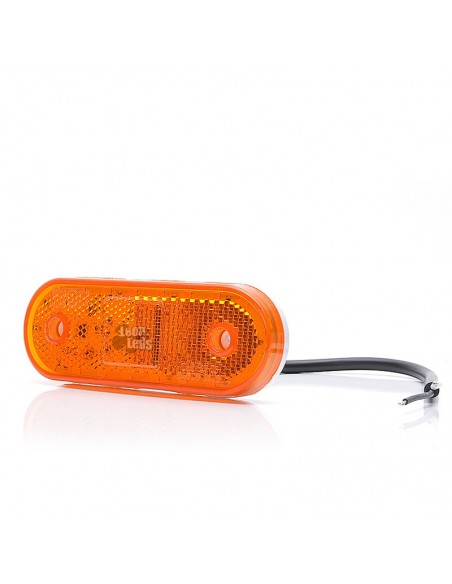 Piloto Lateral LED Was para remolques plataformas camiones Ambar Blanco y Rojo Luz Led y reflectante| LeonLeds