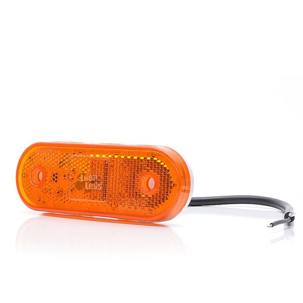 Piloto Lateral LED Was para remolques plataformas camiones Ambar Blanco y Rojo Luz Led y reflectante| LeonLeds