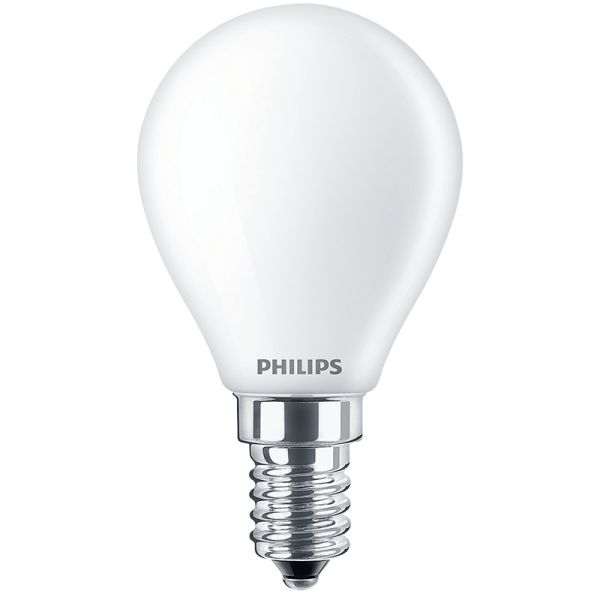 Bombilla LED P45 Opaca 4,3W - 40W LED Classic Philips | LeonLeds