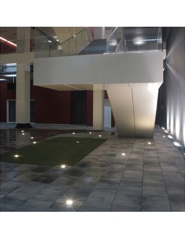 Sinalizador de piso de LED embutido Walker Opal 6,5 W