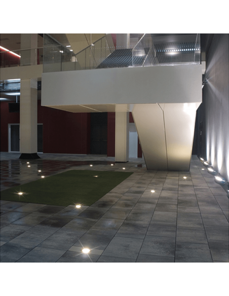 Sinalizador de piso de LED embutido Walker Opal 6,5 W