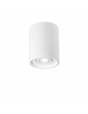 Candeeiro de teto redondo branco PL1 de carvalho Ideal Lux | leonleds