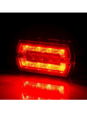 Piloto Trasero LED rectangular Neon con cable 3 Funciones R1 S1 2A LZD2790 | LeonLeds
