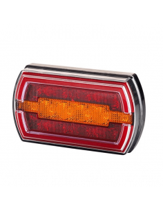 Feu arrière LED néon rectangulaire avec câble 3 fonctions R1 S1 2A LZD2790 | leonleds 2