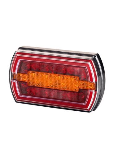 Piloto Trasero LED rectangular Neon con cable 3 Funciones R1 S1 2A LZD2790 | LeonLeds
