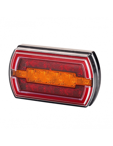 Piloto Trasero LED rectangular Neon con cable 3 Funciones R1 S1 2A LZD2790 | LeonLeds