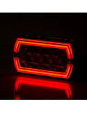Piloto Trasero LED rectangular Neon con cable 3 Funciones R1 S1 2A LZD2790 | LeonLeds