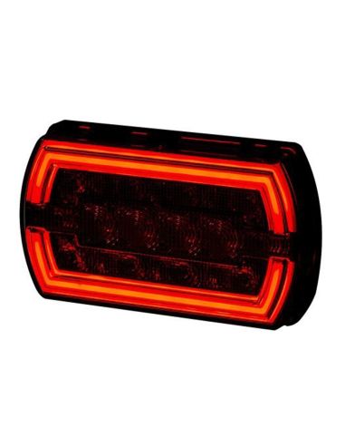 Piloto Trasero LED rectangular Neon con cable 3 Funciones R1 S1 2A LZD2790 | LeonLeds