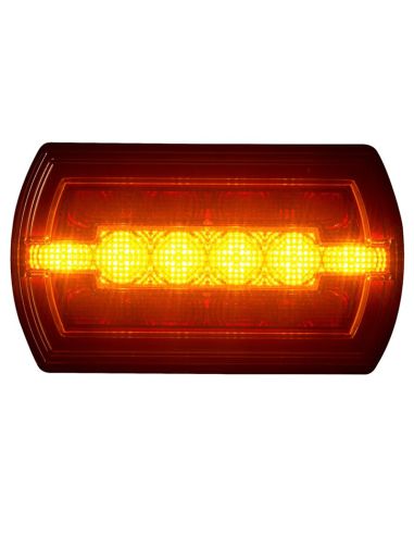 Lanterna traseira de LED neon retangular com cabo 3 funções R1 S1 2A LZD2790 | leonleds