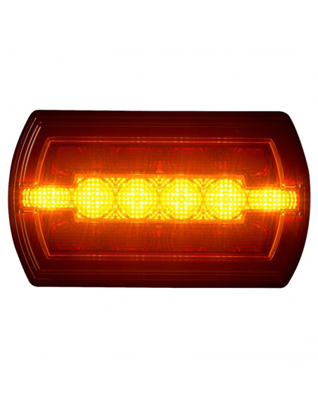 Piloto Trasero LED rectangular Neon con cable 3 Funciones R1 S1 2A LZD2790 | LeonLeds