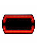 Piloto Trasero LED rectangular Neon con cable 3 Funciones R1 S1 2A LZD2790 | LeonLeds