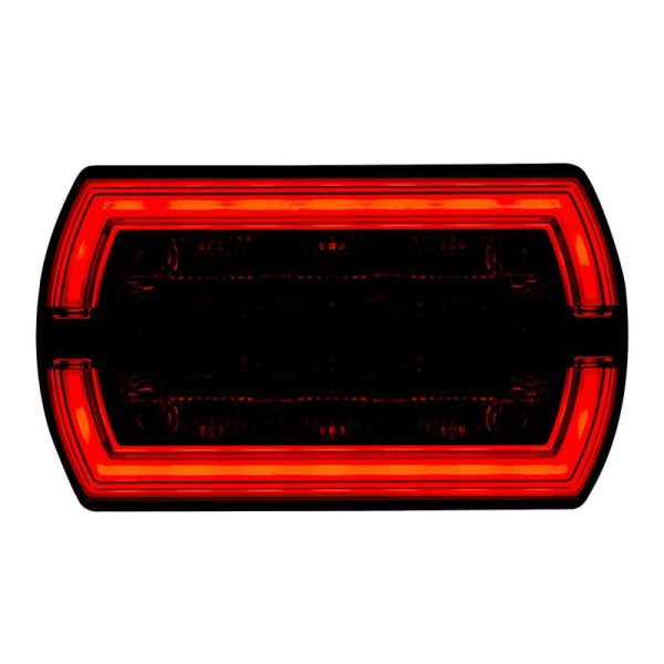 Piloto Trasero LED rectangular Neon con cable 3 Funciones R1 S1 2A LZD2790 | LeonLeds