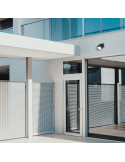 Aplique LED exterior de metal Omega Square ambiente